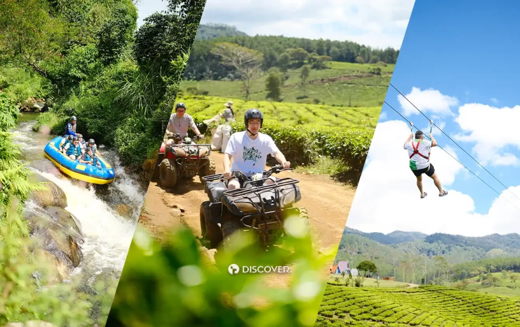 rafting, atv, flyingfox