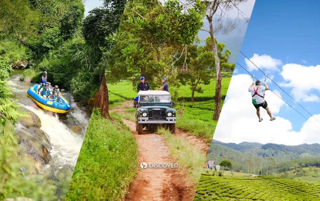rafting, offroad, flyingfox